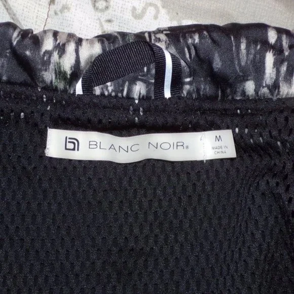 Blanc Noir Glam Silk Blend Full Zip Hoodie - Picture 10 of 10
